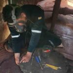 limpieza de tanque de una estación de servicio de YPFB