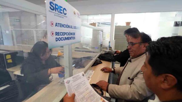 una de las ventanillas habilitadas en YPFB