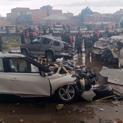activan seguro para heridos en accidente en El Alto