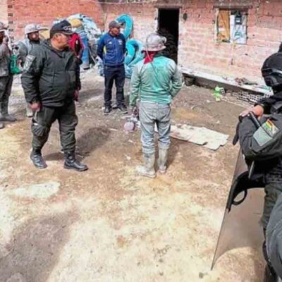 policías indagan sobre el rodo de minerales