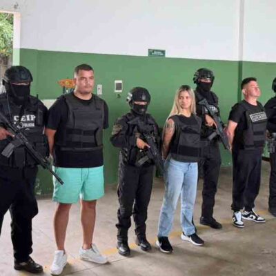 los aprehendidos en el operativo del viernes