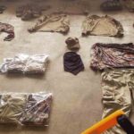 la ropa que utilizaba el grupo armado vinculado a Marset