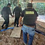 una de las caletas encontradas en Portachuelo
