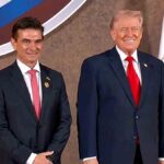 El presidente de Bolivia, Rodrigo Paz, junto a homólogo estadounidense, Donald Trump