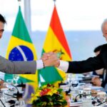 los presidentes Rodrigo Paz y Lula Da Silva