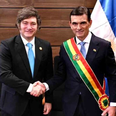 Los presidentes Javier Milei y Rodrigo Paz