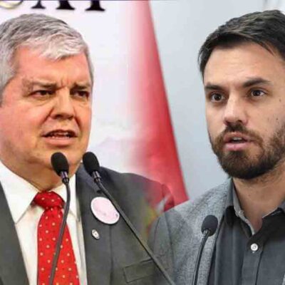el ministro paraguayo Riera y el exministro Eduardo Del Castillo