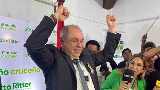 Otto Ritter, candidato a la Gobernación de Santa Cruz
