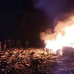 incineran ropa usada en Tarija
