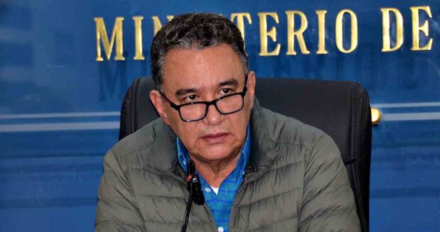 El ministro de Defensa, Marcelo Salinas