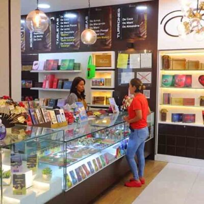 una de las tiendas de Chocolates Taboada en Sucre