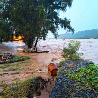 crecida de ríos en Tarija por intensas lluvias