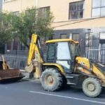 maquinaria pesada participa en el "tractorazo" en Cochabamba
