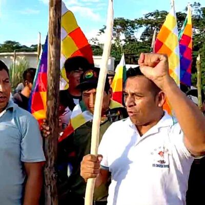 cocaleros instalan vigilia en el trópico de Cochabamba