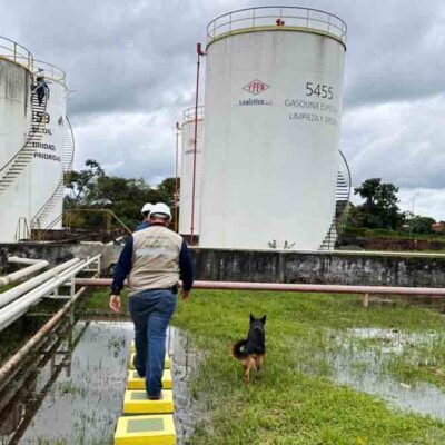 tanques de almacenamiento de combustibles de YPFB