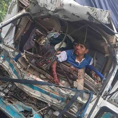 uno de los heridos del accidente en Colomi