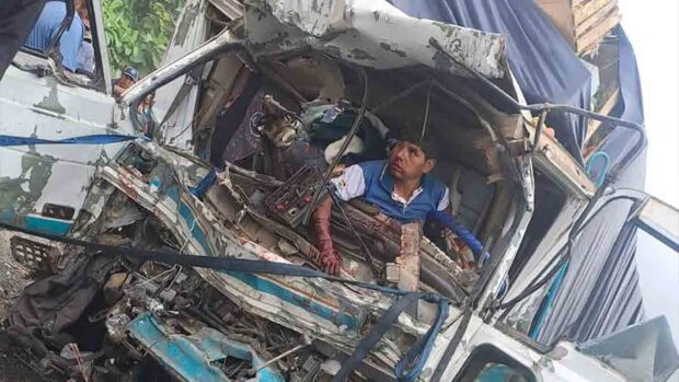 uno de los heridos del accidente en Colomi