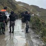 el contingente policial desplazado en Sorata