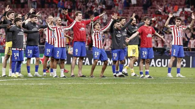jugadores del Atlético Madrid