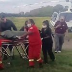 llega el cuerpo del copiloto del avión siniestrado