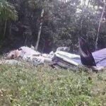 el avión siniestrado