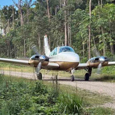 la avioneta incautada