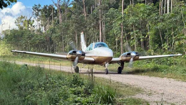 la avioneta incautada