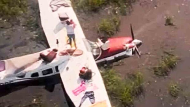 cae avioneta en zona pantanosa de Beni
