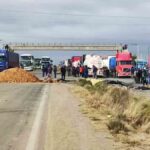 bloqueo en la ruta La Paz - Oruro
