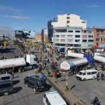 bloqueo de cisternas en El Alto