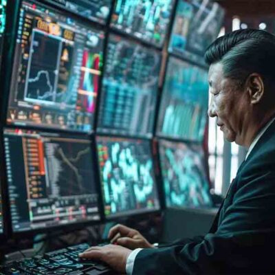 el presidente de China hace uso de inteligencia artificial