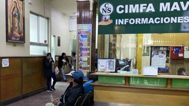 ambientes de uno de los policlínicos de la CNS