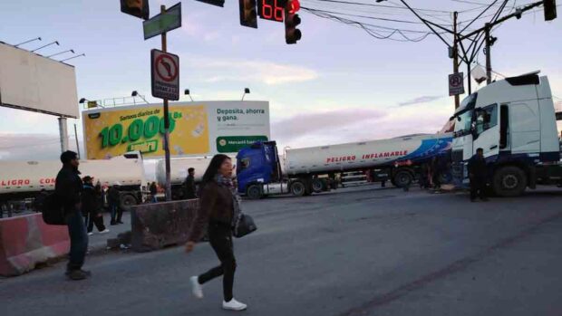bloqueo de vías en El Alto