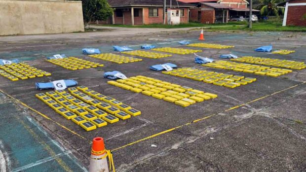 la cocaína incautada en Beni