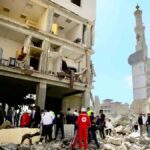 infraestructura destrozada por ataques de Israel en el Líbano