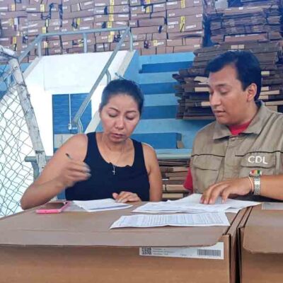 Material electoral para balotaje en Santa Cruz