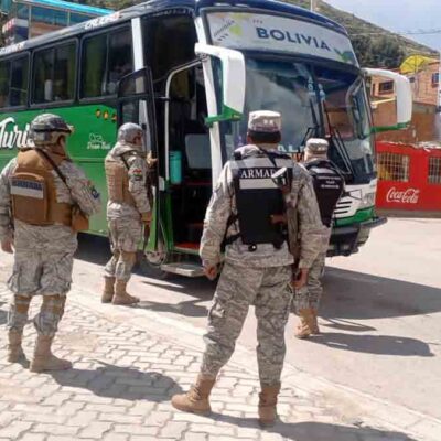 militares buscan las armas robadas