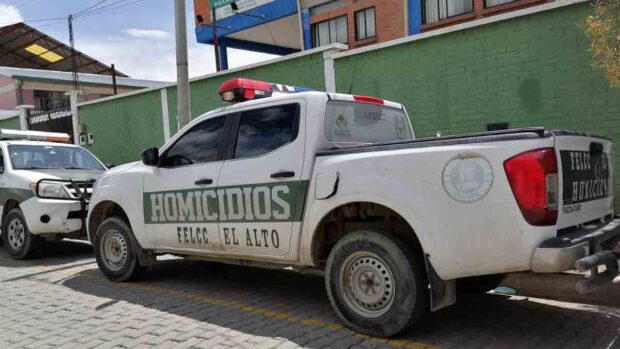 un vehículo policial