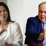 Keiko Fujimori (Fuerza Popular) y el ultraderechista Rafael López Aliaga
