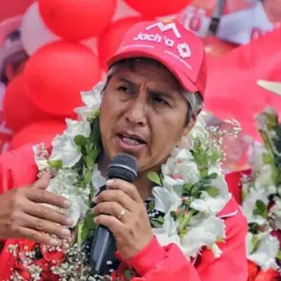 Edgar Sánchez, gobernador electo de Oruro