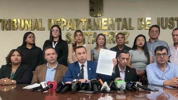 el presidente del TSJ en conferencia de prensa por el caso Mutualista