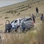 la vagoneta siniestrada