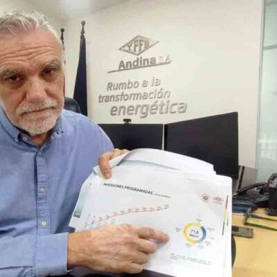 gerente general de YPFB Andina, Raúl Giraudo