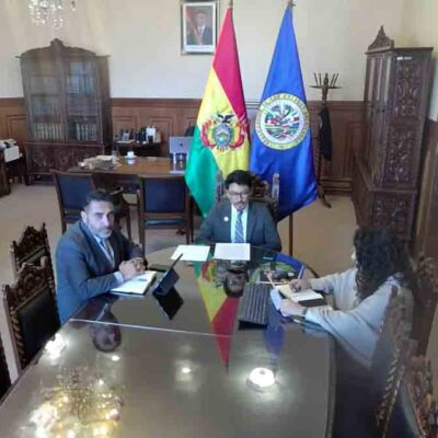 canciller Fernando Aramayo expone ante el Consejo Permanente de la OEA