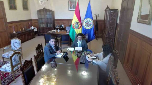 canciller Fernando Aramayo expone ante el Consejo Permanente de la OEA