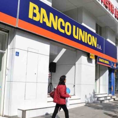 sucursal del Banco Unión en El Prado paceño