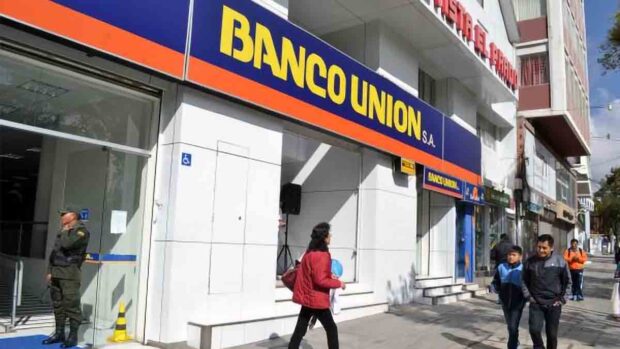 sucursal del Banco Unión en El Prado paceño