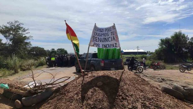 bloqueo en San Julián