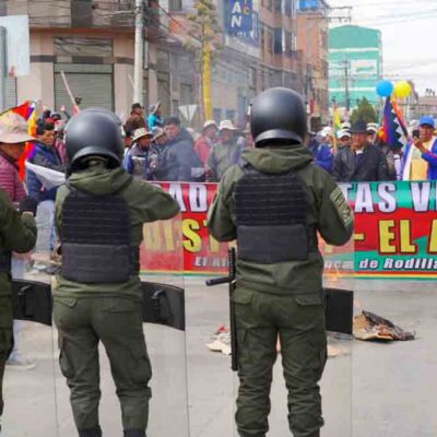 bloqueo aeropuerto El Alto