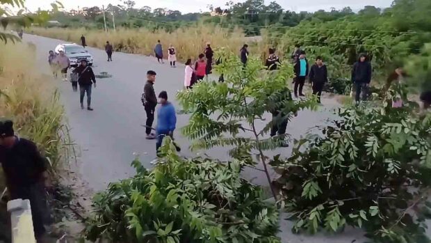 bloqueo de cocaleros en el trópico de Cochabamba